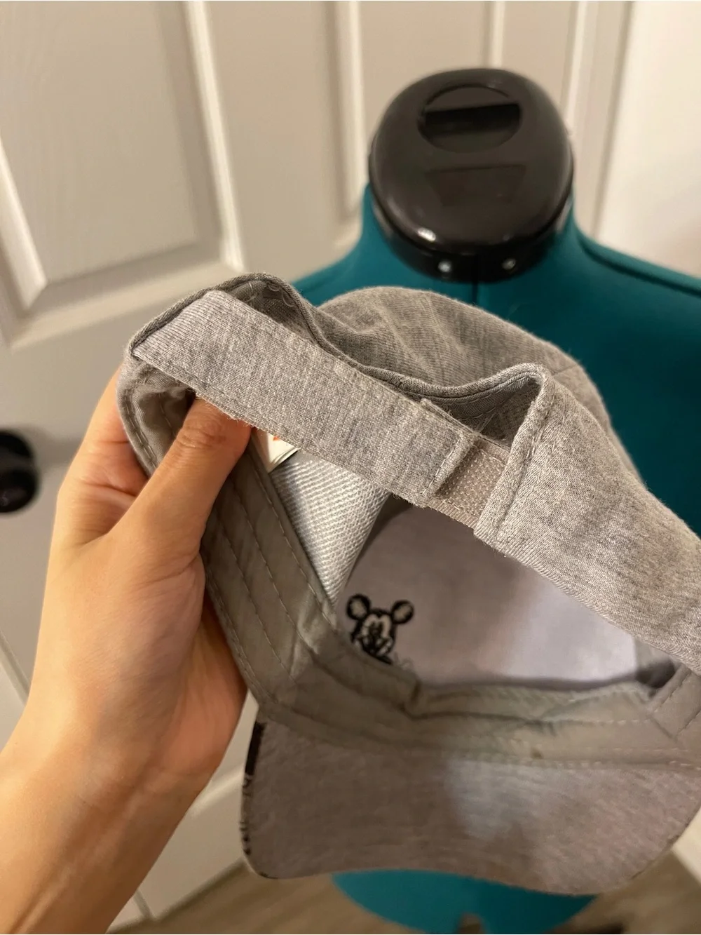 Disney Mickey Mouse Gray Baseball Cap